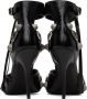 Balenciaga Black Cagole Heeled Sandals - Thumbnail 2