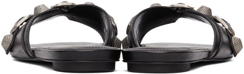 Balenciaga Black Cagole Sandals