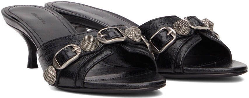 Balenciaga Black Cagole Sandals