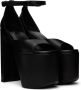 Balenciaga Black Camden 160 Heeled Sandals - Thumbnail 4
