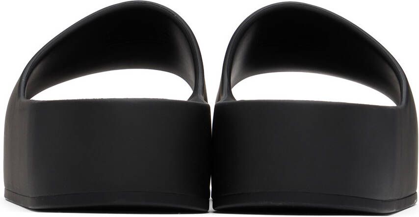 Balenciaga Black Chunky Slide Sandals