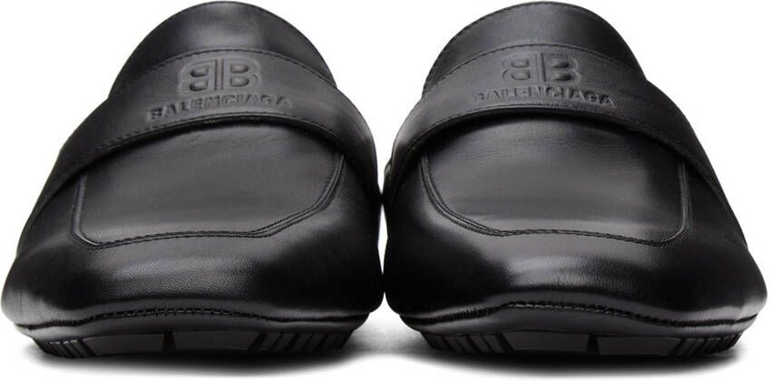 Balenciaga Black City Sabot Loafers