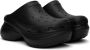 Balenciaga Black Crocs Edition Mules - Thumbnail 4