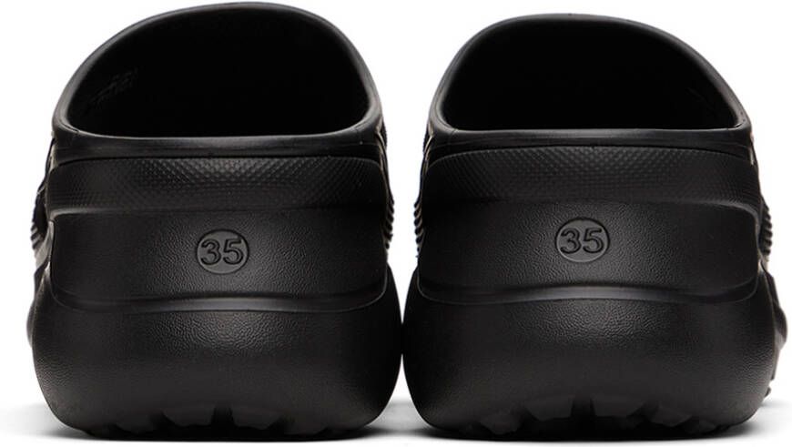 Balenciaga Black Crocs Edition Pool Slides