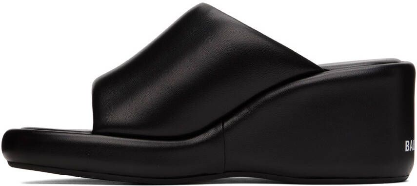 Balenciaga Black Rise Wedge Sandals