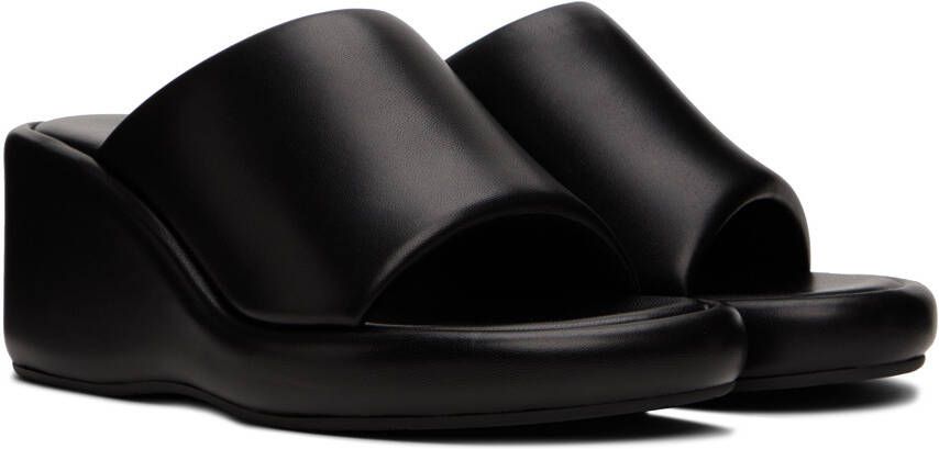 Balenciaga Black Rise Wedge Sandals