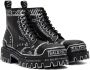 Balenciaga Black Strike Lace-Up Boots - Thumbnail 4