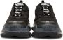 Balenciaga Black Triple S Clear Sole Sneakers - Thumbnail 2