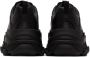 Balenciaga Black Triple S Low-Top Sneakers - Thumbnail 2