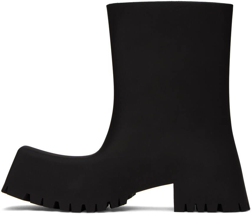 Balenciaga Black Trooper Ankle Boots