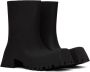 Balenciaga Black Trooper Ankle Boots - Thumbnail 4