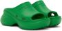 Balenciaga Green Crocs Edition Pool Slides - Thumbnail 4