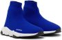 Balenciaga Kids Blue Speed Sneakers - Thumbnail 4