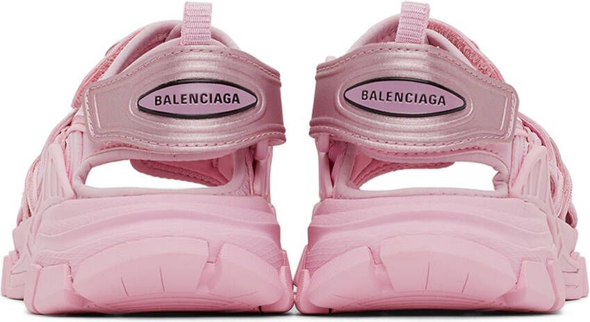 Balenciaga Kids Pink Track Sandals