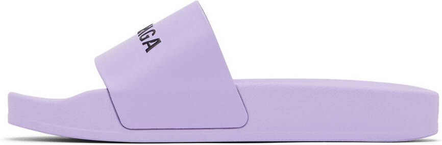 Balenciaga Kids Purple Pool Slides