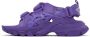 Balenciaga Kids Purple Track Sandals - Thumbnail 3