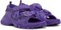 Balenciaga Kids Purple Track Sandals - Thumbnail 4