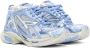 Balenciaga Off-White & Blue Runner Sneakers - Thumbnail 4