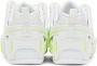 Balenciaga Off-White & Yellow Drive Sneakers - Thumbnail 4