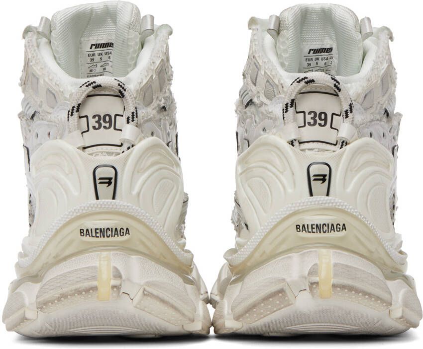 Balenciaga Off-White Runner High Sneakers