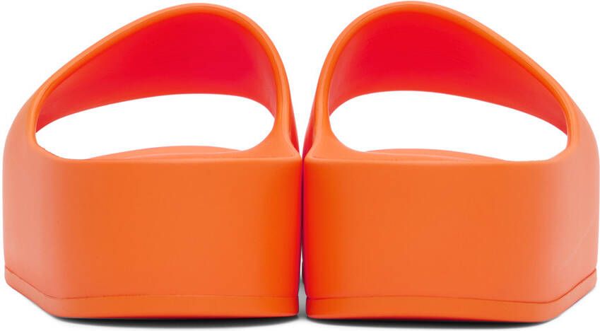 Balenciaga Orange Chunky Slides