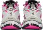 Balenciaga Pink & White Runner Low-Top Sneakers - Thumbnail 2