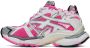 Balenciaga Pink & White Runner Low-Top Sneakers - Thumbnail 3