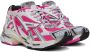 Balenciaga Pink & White Runner Low-Top Sneakers - Thumbnail 4