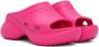 Balenciaga Pink Crocs Edition Pool Slides - Thumbnail 4