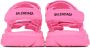 Balenciaga Pink Tourist Sandals - Thumbnail 2