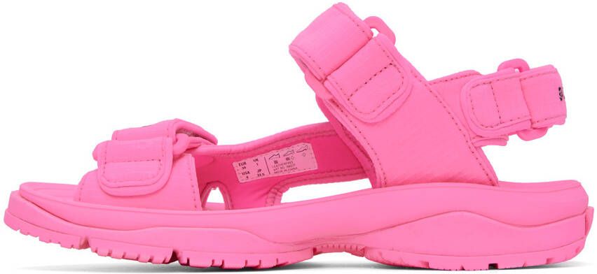 Balenciaga Pink Tourist Sandals