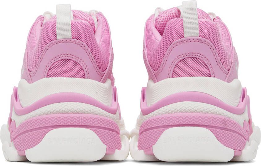 Balenciaga Pink Triple S Sneakers
