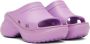 Balenciaga Purple Crocs Edition Pool Slides - Thumbnail 4