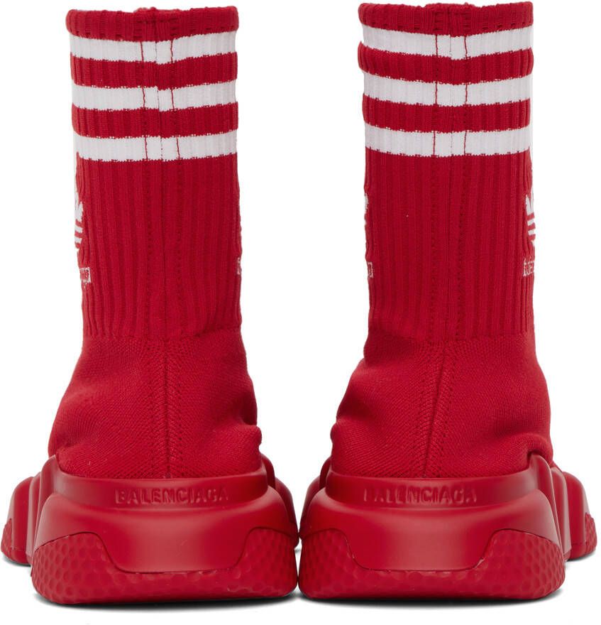 Balenciaga Red adidas Originals Edition Speed Sneakers
