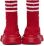 Balenciaga Red adidas Originals Edition Speed Sneakers - Thumbnail 2