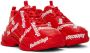 Balenciaga Red Tripe S Logotype Sneakers - Thumbnail 4