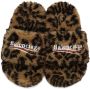 Balenciaga Tan Furry Mule Sandals - Thumbnail 5