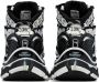 Balenciaga White & Black High Runner Sneakers - Thumbnail 2