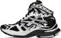 Balenciaga White & Black High Runner Sneakers - Thumbnail 3
