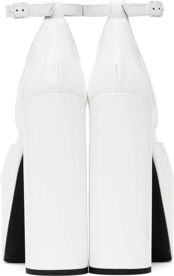 Balenciaga White Camden 160 Heeled Sandals