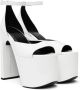 Balenciaga White Camden 160 Heeled Sandals - Thumbnail 4