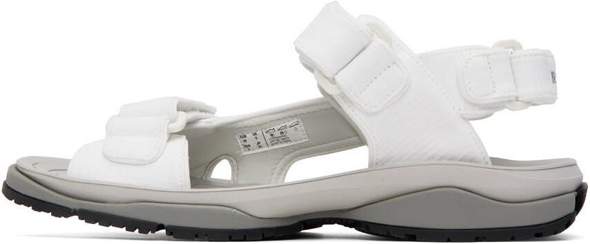 Balenciaga White Tourist Sandals