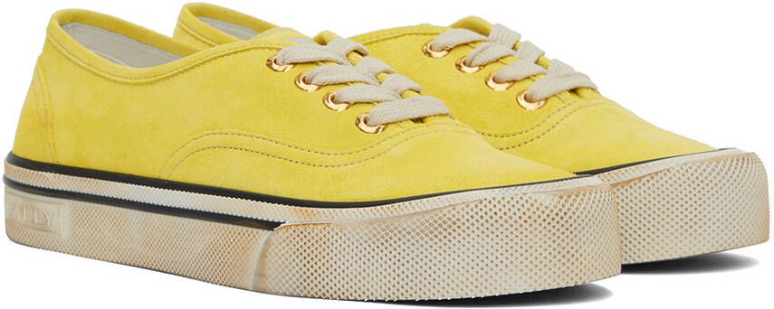 Bally Yellow Lyder Sneakers