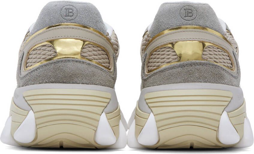 Balmain Beige B-East Sneakers