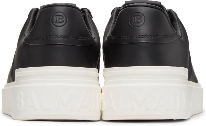 Balmain Black & Off-White B-Court Sneakers