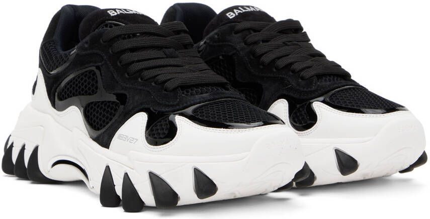 Balmain Black & White B-East Sneakers