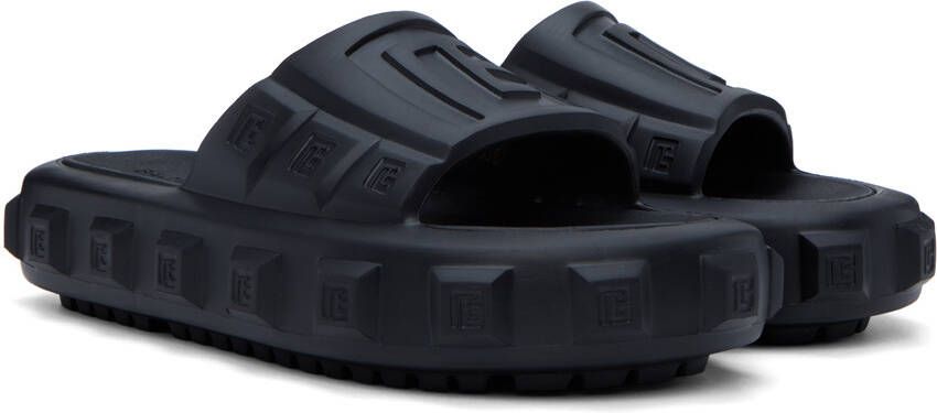 Balmain Black Ari Sandals