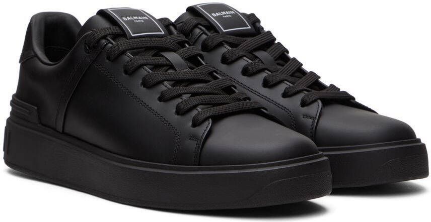 Balmain Black B-Court Sneakrs