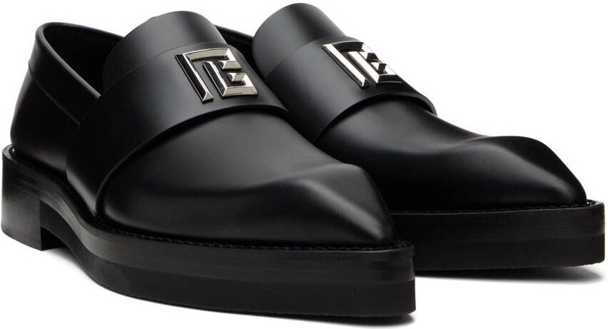 Balmain Black Ben Loafers