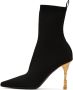 Balmain Black Moneta Ankle Boots - Thumbnail 3